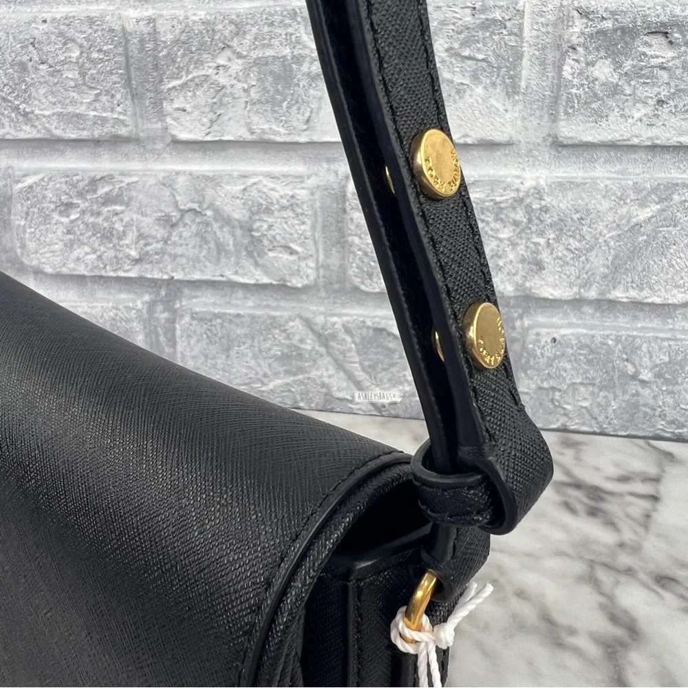 Tory Burch Emerson Crossbody & Shoulder Bag In Black - Picture 6 of 11